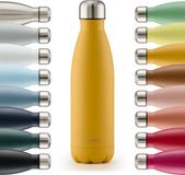 Blumtal Thermosfles - Met dubbele wand - Thermosbeker Koffie, Thee en Koele dranken - Travel Mug - 350ml - Spicy Mustard - Geel
