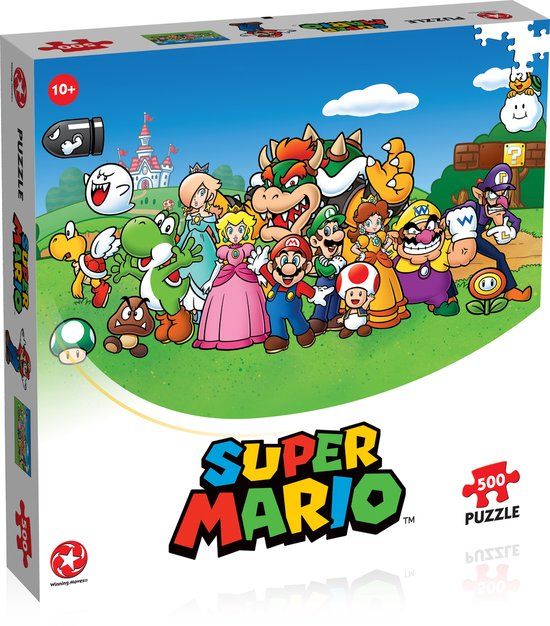 Winning Nintendo - Super Mario en vrienden puzzel 500 stuks