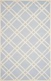 Safavieh Vloerkleed Mati wol handgemaakt Lichtblauw 61 x 91 cm