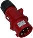 FAMATEL CEE male 5 polig 6H 32A IP54 stekker 380-415VAC Rood/Zwart