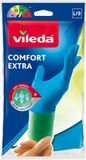 Vileda 12x Vileda Handschoenen Comfort Extra Large 1 paar Blauw Latex L
