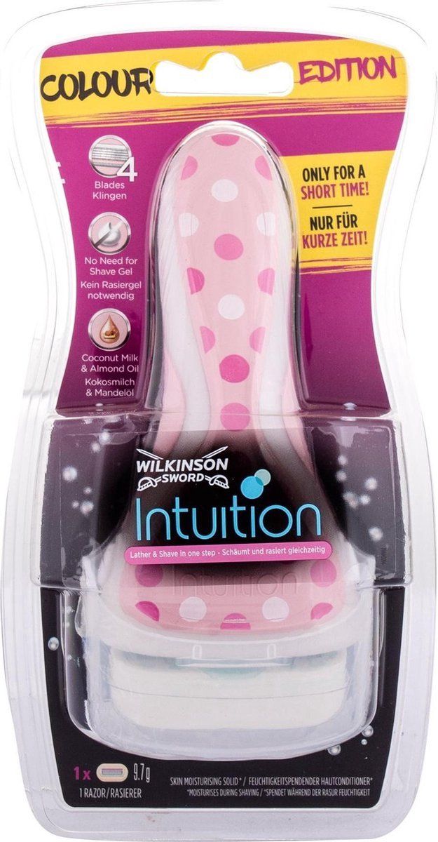 Wilkinson Sword Intuition - Met Kokosmelk en Amandelolie - Voordeel Set 2 Stuks