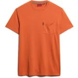 Superdry Verweerde T-shirt met zak Essential Oranje