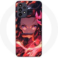 Maniacase Samsung Galaxy A52s 5G Demon Slayer Nezuko Kamado Manga Anime Hoesje