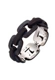 KUZZOI Ring 'Chain' zwart