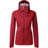 Dare2B Haik 3-laags lichtgewicht waterdichte wandeljas met capuchon voor dames - Bourgogne - Maat 40