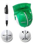 Stripe Golfballijnmarker met pen, groen