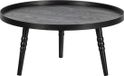 WOOOD Ponto Bijzettafel - Hout - Zwart - 36x75x75