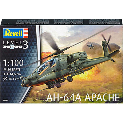 Revell Ah-64a Apache Schaal 1:100