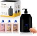 Bolusso Massage Olie Verwarmer - 3x Body Oil: Roos, Cacao, Kokosnoot - 2x Dispensers (250ml) - 1x Massage Tool - 30 Tot 65 Graden - Massageolie Verwarmer - Guasha - Erotische Massage - Voor Cremes, Body Oil En Lotions