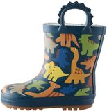 Next Regenlaarzen blauw / navy / geel / oranje