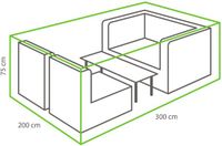 Winza Outdoor Covers Premium Loungesethoes L - 300x200x75 cm - Antraciet