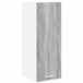 vidaXL Hangkast Grijs Sonoma en Wit 30 x 31 x 80 cm Bewerkt hout