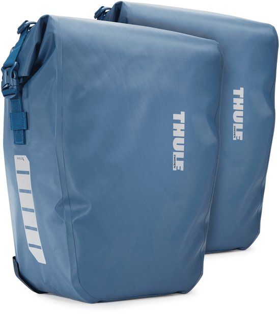 THULE Shield Pannier 25L Pair Blue - Waterdichte Dubbele Fietstas