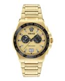 Versace Greca Reaction VE5N00626 Horloge - Staal - Goudkleurig - Ø 43 mm