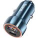 HOCO Z46A Chargeur de voiture, 20W, 3A, 1 x USB-A - 1 x USB-C, Bleu