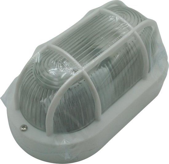 Benson HOFFTECH Bulley BuitenLamp Ovaal Wit E27