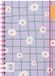 Pepa Lani carnet à spirales A5 Flower Purple checkers with daffodil