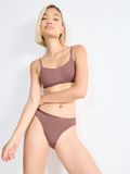 Sloggi GO Daily Cotton Top dames onderhemd, Cacao, Maat M, 3-pack