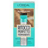 L'Oréal Paris Perfekte permanente Retusche Färbung, 100% Nachwachsabdeckung, integrierter Applikator und Kamm, dunkelblond (7)