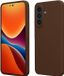 kwmobile telefoonhoesje geschikt voor Samsung Galaxy A57 5G - Hoesje met siliconen coating - Smartphone case in chocoladebruin