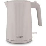 Seeger Plissé Design Waterkoker - 1.7 liter - Beige - 2200 Watt