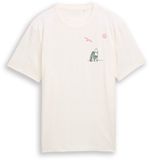 Tom Tailor T-shirt met borduursels Gardenia White XXXL