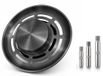 Waterval Gootsteen Zeef 84mm – RVS 304 Korfplug / Afvoerzeef – Geborsteld – Inclusief 3 Verwisselbare Pinnen – Gunmetal Grey