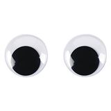 Rayher 8917700 Plastic Wiggle Eyes voor lijmen 10 stuks