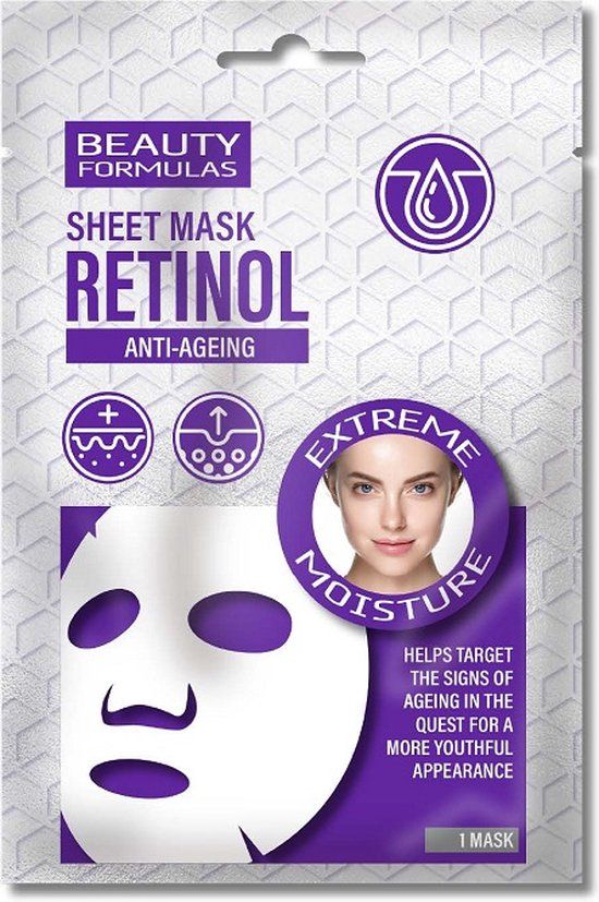 Retinol Anti-Ageing Sheet Mask - Hydraterend gezichtsmasker - 1 ml