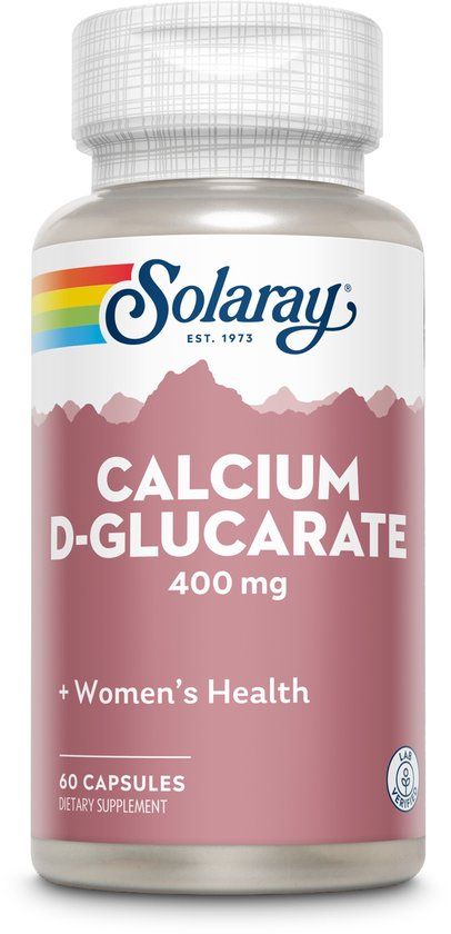 Solaray Calcium D-Glucarate 400mg - 60 capsules