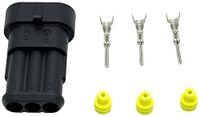 MTA Automotive 3050127 SuperSeal Connector 1,5 mm - 3-polig - mannelijk