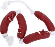Flamingo Latex Saucisse - Jouet pour chien - 72 cm - Rouge