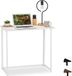 Merkloos Relaxdays Bureau inklapbaar - wit