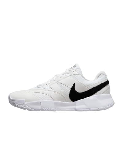 Nike M Court Lite 4 tennisschoenen voor heren, wit/zwart-wit (Summit White)