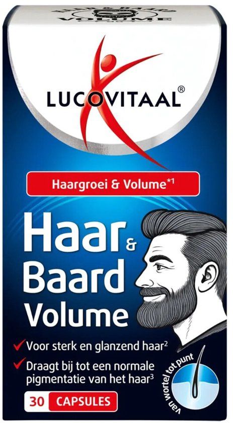 Lucovitaal Haar & Baard Volume - 30 capsules