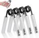 Goodivery ® gripsterktetrainerset, 50/100/150/200/250LBS handgreeptrainer, antislip metalen onderarmtrainer, handgreepsterkte, vingerversterker, vingertrainer voor spieropbouwende training, Argent