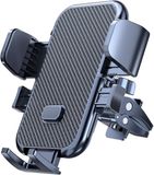 Merkloos Telefoonhouder auto ventilatie - Smartphone houder voor in de auto - Bevestiging op ventilatierooster - Draaibare en verstelbare houder - Compatibel met iPhone en Android - Handsfree bellen en navigeren - Anti-slip grip - Compact design