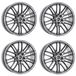 Rial 4 jantes, modèle Kibo, 8.0x18 pouce, ET45, 5x108 entraxe, adapté pour VOLVO C30, S40, V50, S60, V60, S60CC, V60CC, S80, S90, V90, V40, V60, V70, V90