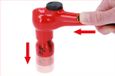 KS TOOLS 1/2" Umschaltknarre mit Schutzisolierung, 32 Zahn (117.1200)