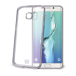 Celly BCLS6EDS zilver, transparant / Galaxy S6 edge