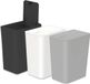 Shenzhen Haorui Industrial Technology Co., Ltd. Set de trois poubelles en plastique blanc avec couvercle pop-up, 10 litres chacune