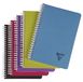 Clairefontaine spiraalblok geruit A5 90g transparant omslag