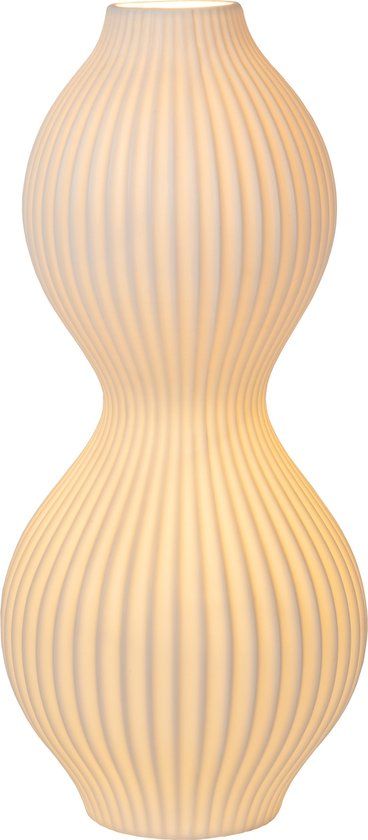 Lucide MOMORO Tafellamp - Wit - E14 - Porselein - 40cm