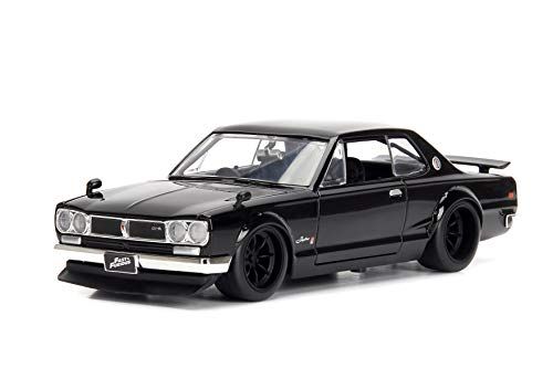 Jada Toys Fast & Furious Brian's 1971 Nissan Skyline GT-R 2000 (C10) - 1:24 - Zwart