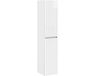 vidaXL Wandgemonteerde Badkamerkast Hoogglans Wit 33 x 34,5 x 160 cm