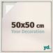 yd, Cadre 50x50 cm White Wash - Cadre pour toile - MDF Lyon