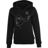 Mister Tee One Line Fit Hoodie pour femme - Noir, S