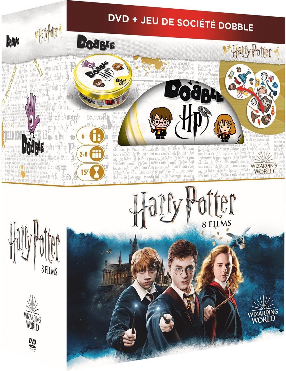 Warner Home Video Harry Potter - 1 - 7.2 Collection + Dobble