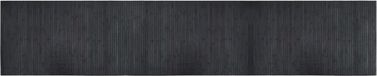 vidaXL - Vloerkleed - rechthoekig - 60x300 cm - bamboe - grijs
